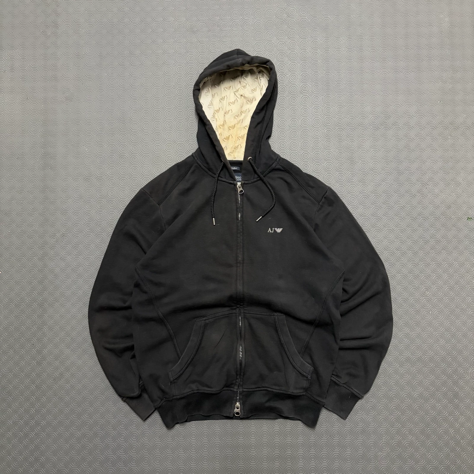 Casaco Hoodie Zíper Emporo Armani Jeans S 